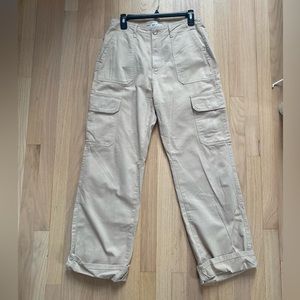 Zara Zippered Cargo Pants ZW Collection - Size 8 Women
